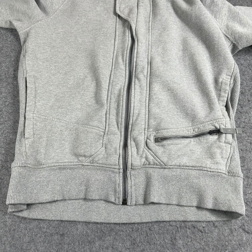 Lululemon Athletica Gray Zip Up Hoodie Full Zip Athletic Mens Size Medium - Picture 11 of 14